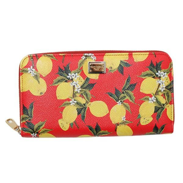 ドルチェ ガッバーナ ウォレット Dolce Gabbana ファッション ラウンドファスナー レッド系 イエロー レザー 長財布 Bi0473 Ab174 Bi0473 長財布 8q922 ドルガバ レディース ブランドジュエリー京都 正規逆輸入品