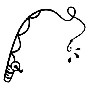 Download Silhouette Design Store - View Design #259736: fishing pole