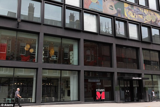 Central hotspot: The hotel aims to offer affordable luxury for citybreakers, but the chairman has complained of drunken guests in Glasgow