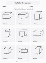  compound solids volume printable grade 6 math worksheet