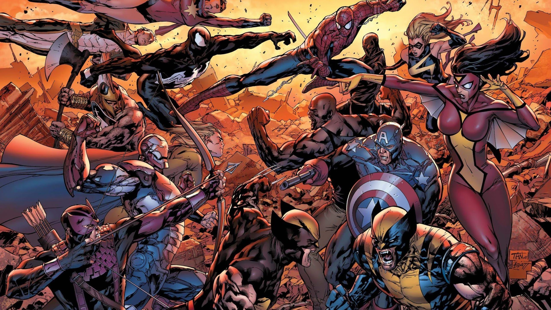 Marvel Comics Wallpaper Desktop Wallpapers (46+ images)