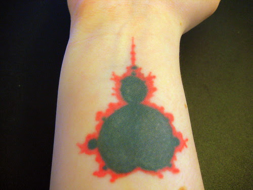 My Mandelbrot fractal tattoo, originally uploaded by adriennelucier.