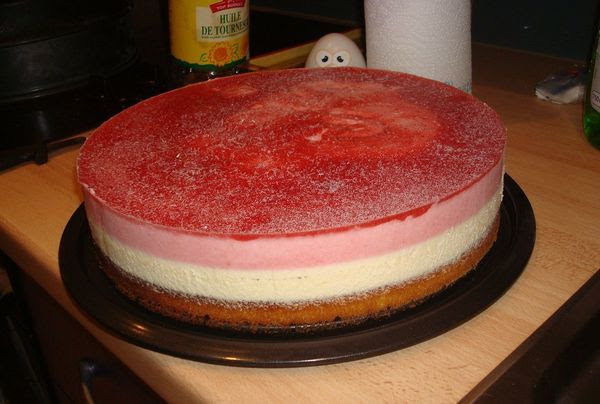 Bavarois Fraises Chocolat Blanc Sandra M