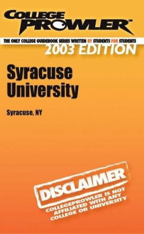 College Prowler Syracuse University (Collegeprowler Guidebooks)