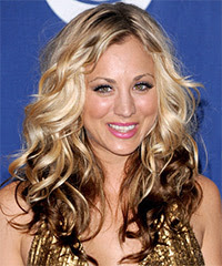 kaley cuoco hair style
