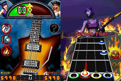 Multiplayer action in Guitar Hero On Tour: Decades