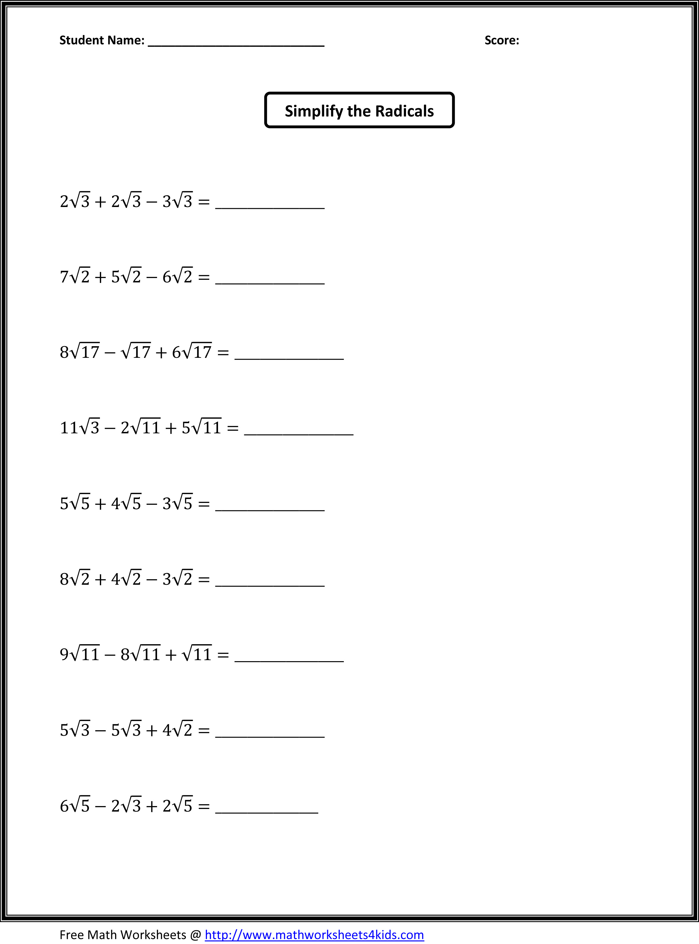 Download 7th Grade Math Worksheets | Printable wikiDownload