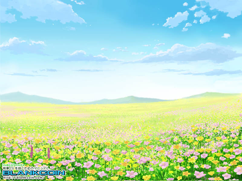 花畑の描き方 デジタルイラスト背景講座 Blank Coin