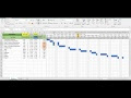 Gantt Diagram Excel Youtube