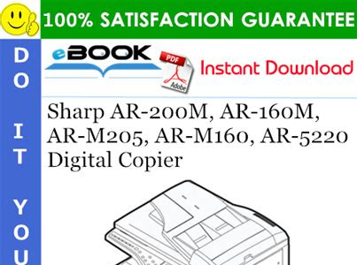 Download Ebook sharp ar 200m ar 160m ar m205 ar m160 ar 5220 ar sp6 rp6 ar d24 d25 ar eb7 digital copier parts guide Best Books of the Month PDF