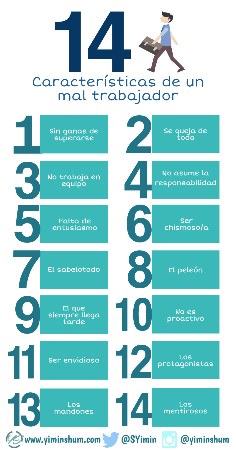 14 características de un mal trabajador