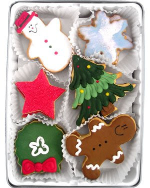 Beautiful Sweets Christmas Holiday Organic Cookies, 64 Cookies