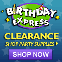 Birthday Party Supplies Clearance
