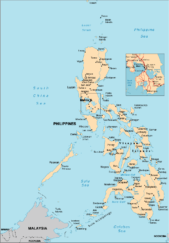 Les Seychelles Carte Politique