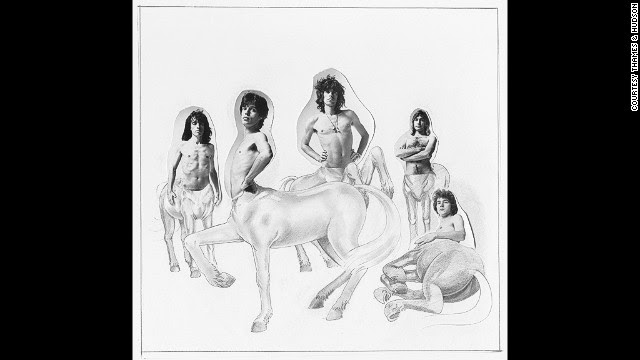 Hipgnosis was also famous for its creative approach towards manipulating images. "Obviously those were in the days before the digital age," says Po. "We had to develop the pictures ourselves, stick things together by hand, make montages and all the rest of it. Everything was created in a very hands-on fashion. It was all done using film -- remember that?" 