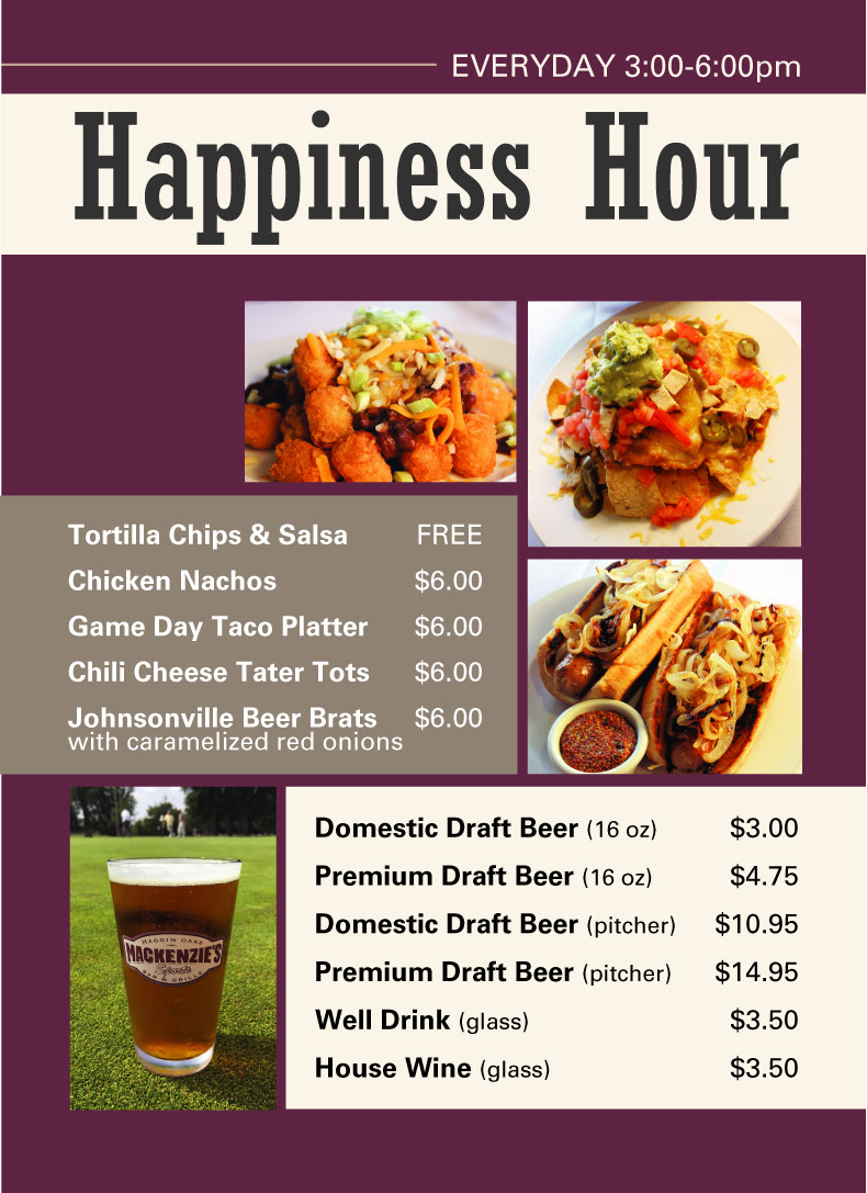 November Food Specials at MacKenzie's Sports Bar & Grille ...