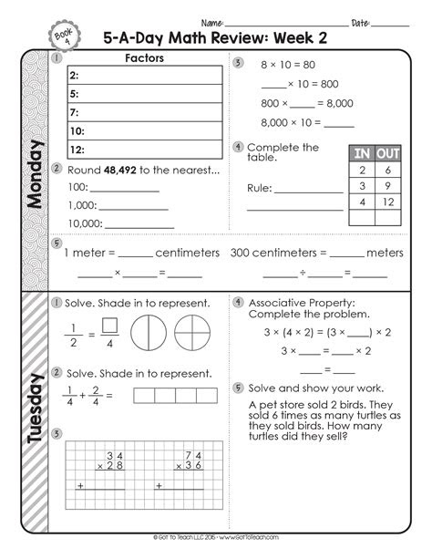  4th grade daily math spiral review teacher thrive 4 fun ways to test