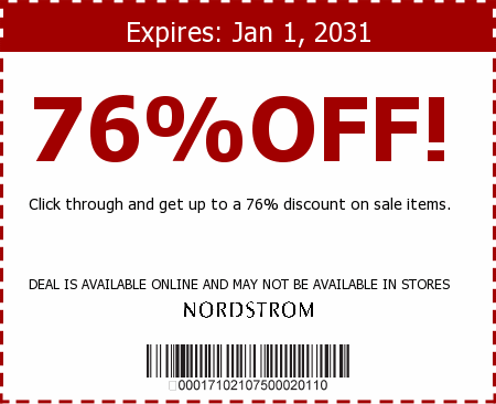 Nordstrom Promo Codes: Save 84 w 2015 Coupons  Coupon Codes
