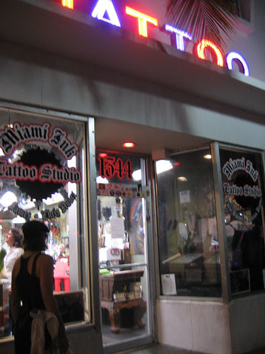 There was a really cool tattoo done on the show Miami Ink and I was trying 
