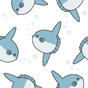 スマホ対応 マンボウの壁紙用イラスト 条件付フリー素材集