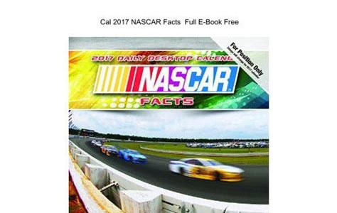 Free Reading Cal 2017 NASCAR Facts PDF Ebook online PDF