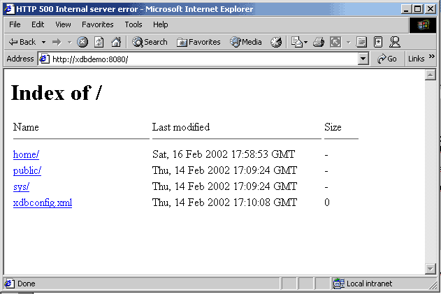 Accessing Oracle XML DB Repository Data