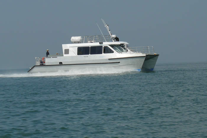 Real Aluminum crew boat plans | Ronia