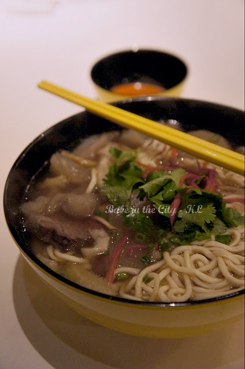 Braised Beef Brisket Noodles (RM13.90)