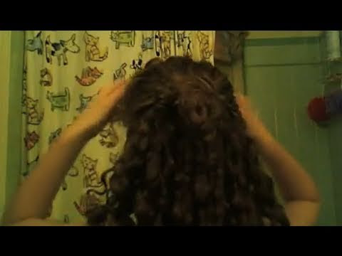 hairstyles for prom 2011 for long hair_18. A Half up Hairstyle No Pins Neccessary (Pollyanna Knot)
