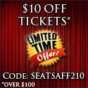 $10 OFF ANY TICKETS