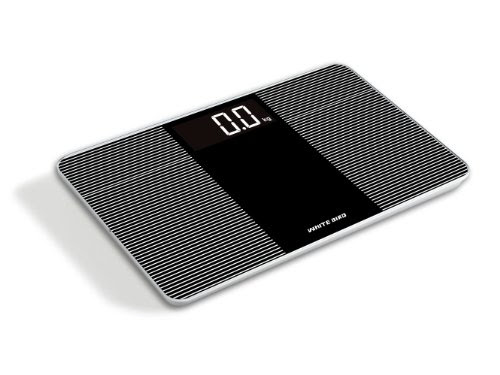 Premium Glass Ultra Thin Bathroom Scale LARGE LCD Display Easy To Read 150kg/330lbs Capacity, Extra Wide 14 inch platform!