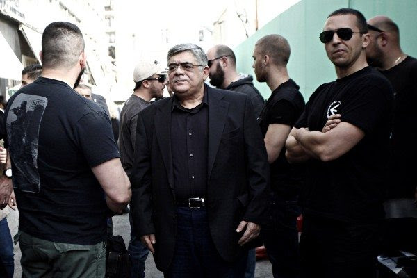 Golden Dawn rally against Islam and refugees in Piraeus on Apr. 8, 2016 /  Συγκέντρωση της Χρυσής Αυγής κατά "της ισλαμοποίησης της χώρας", στον Πειραιά στις 8 Απριλίου 2016.