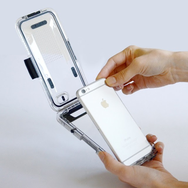 Iphone 6を挟むだけで使える防水 防塵ケース Appbank