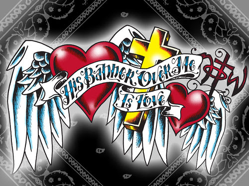 jesus cross wallpaper. Heart amp; Cross PC Wallpaper