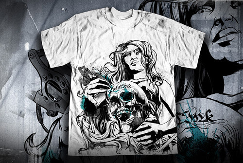 t-shirt design "it's tattoo time, 
