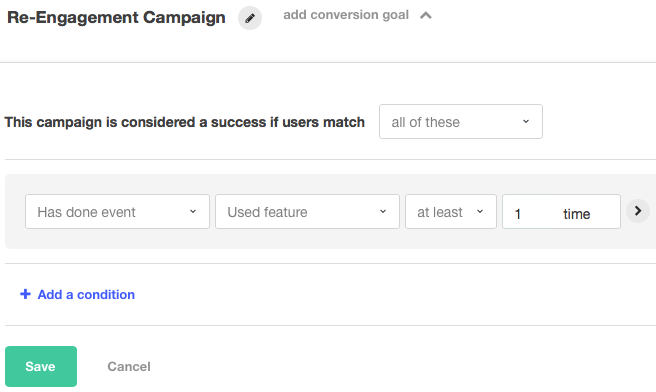 setting campaign goal