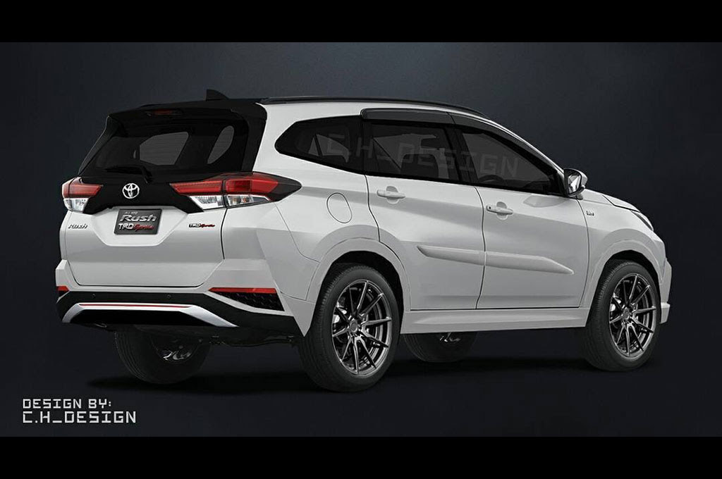  Modifikasi  Gaya Sporty All New Toyota  Rush  Versi C H Desig