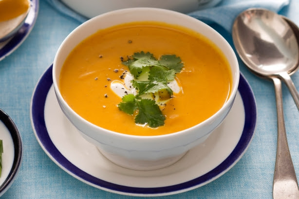Moroccan carrot and coriander soup