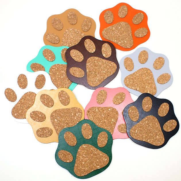 木製 肉球コースター 猫雑貨 猫グッズのお店 雪猫屋