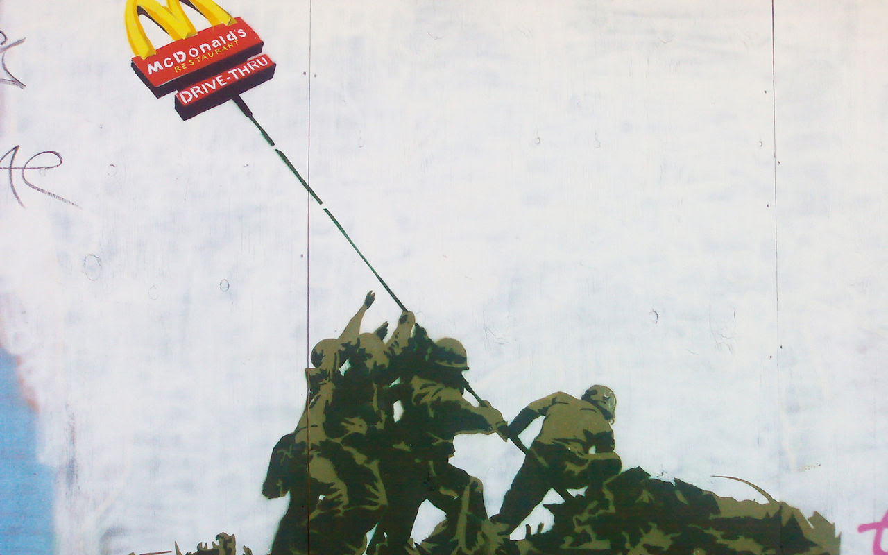 正体不明の芸術テロリストbanksy バンクシー の壁紙に使えそうな画像を集めたよ 写真まとめサイト Pictas