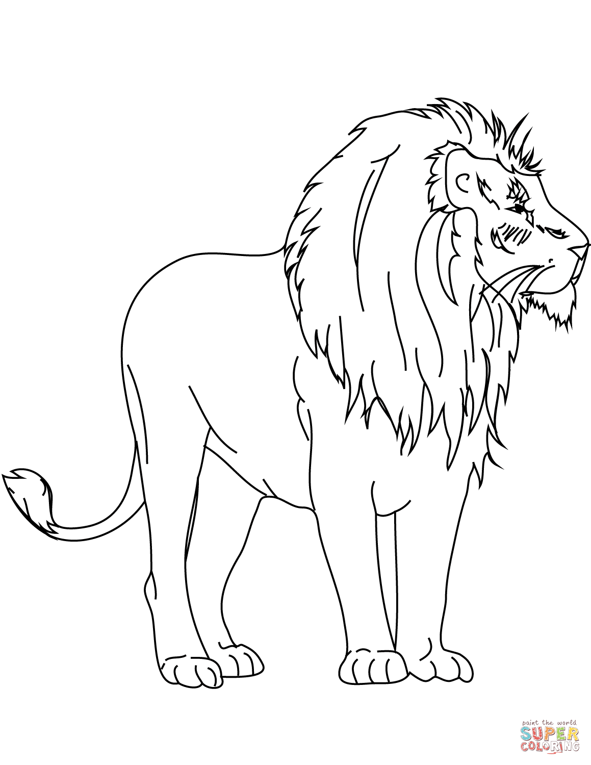 Clicca su disegni da colorare di Leone