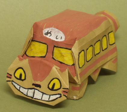 キャラ折りのススメ Chara Ori 折り紙で猫バス