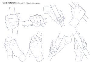 手のイラスト資料集 Hand Reference Hato King