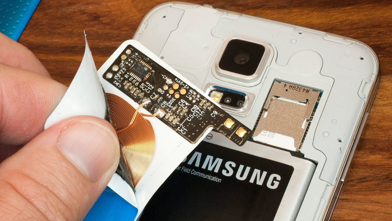 How to add wireless charging to a stock Samsung Galaxy S5