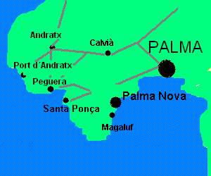 palma nova mallorca karte Online Reiseführer Mallorca, Palma Nova