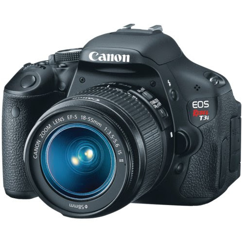 Canon EOS Rebel T3i 18 MP CMOS APS-C Sensor DIGIC 4 Image Processor Full-HD Movie Mode Digital SLR Camera with 3.0-Inch Clear View Vari-Angle LCD and EF-S 18-55mm f/3.5-5.6 IS Lens