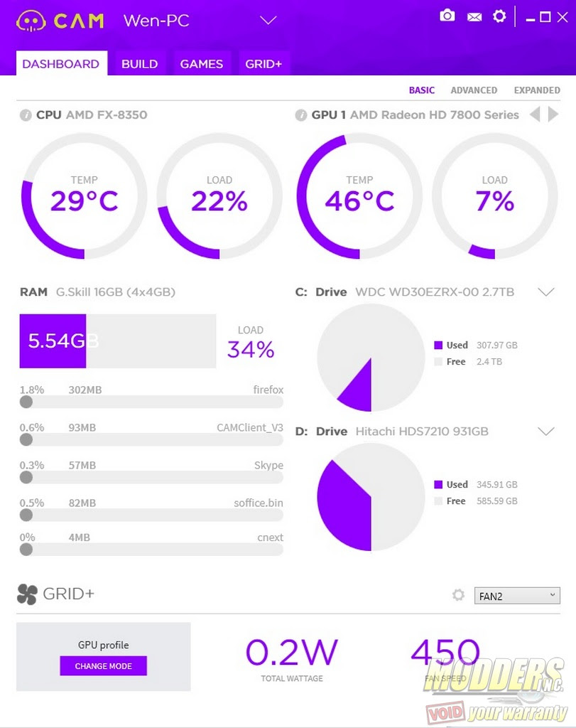 Nzxt Cam 3 0 Pc Monitoring Software Review Modders Inc