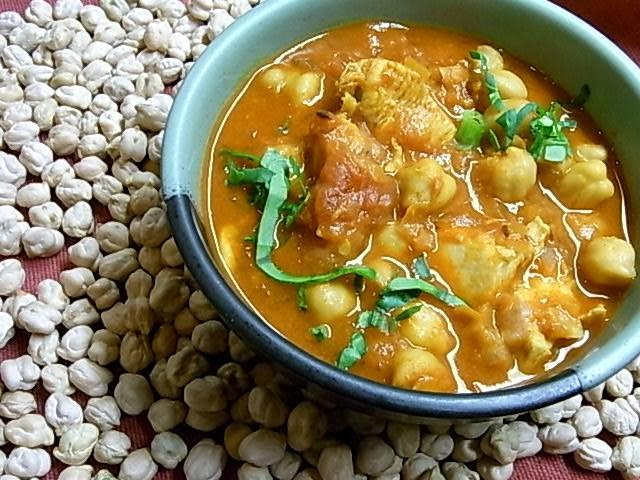 ひよこ豆とチキンのカレー インド人シェフのブログ