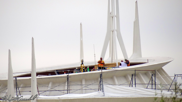 Disneyland Resort, Disneyland, Space Mountain, Scaffolding, Surveying
