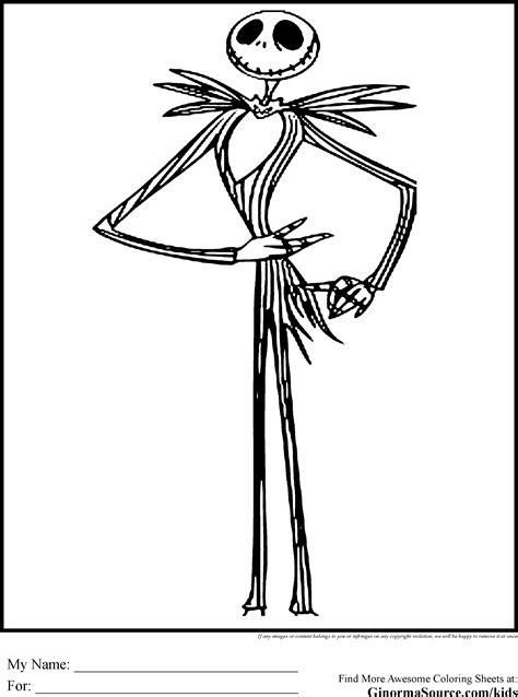 Jack and sally the nightmare before christmas coloring page. jack and sally nightmare before christmas coloring pages image gallery